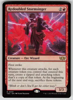 Redoubled Stormsinger Normal R Commander: Tarkir: Dragonstorm 37 NM - Image 1