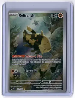 Relicanth - 173/162 Illustration Rare Holo NM Pokemon SV05: Temporal Forces - Image 1
