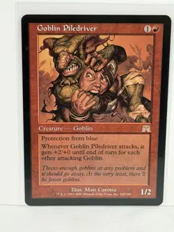 Goblin Piledriver Magic: The Gathering Onslaught Rare NM (205/350) MTG - Image 1