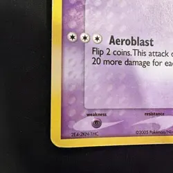 Pokemon Lugia 29/115 nonfoil Rare Unseen Forces LP - Image 4