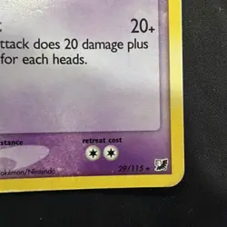 Pokemon Lugia 29/115 nonfoil Rare Unseen Forces LP - Image 5