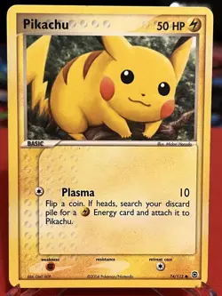 Pikachu 74/112 Common FireRed & LeafGreen Pokemon Lightly Played - Image 1