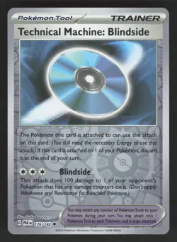 Technical Machine: Blindside 176/182 Reverse Holo Pokemon Paradox Rift NM - Image 1