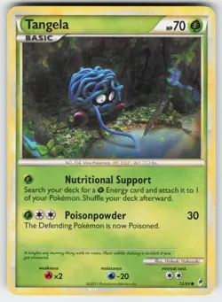 Tangela 72/95 Common Call of Legends Pokemon Moderately Played - Image 1