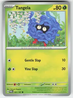 Tangela 001/167 Common Twilight Masquerade Pokemon Near Mint - Image 1