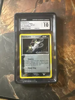 2005 POKEMON EX DEOXYS, REVERSE HOLO #70/107 POOCHYENA CGC 10 GEM MINT - Image 2