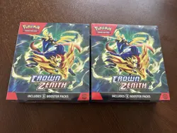 Pokemon TCG Crown Zenith Booster Bundles (2) NEW Sealed 820650858963 - Image 1