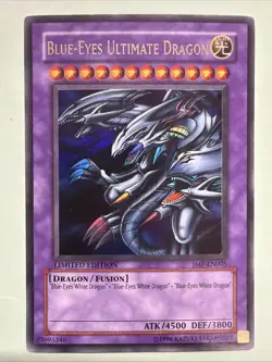 Yugioh Blue-Eyes Ultimate Dragon Secret Rare Foil Limited Edition JMP-EN005 - Image 1