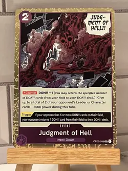 One Piece TCG English Paramount War OP02-089 Judgment of Hell - Event - Image 1
