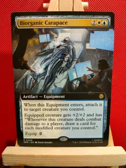 Biorganic Carapace (Extended Art) - Marvel's Spider-Man - NM - MTG - Image 1