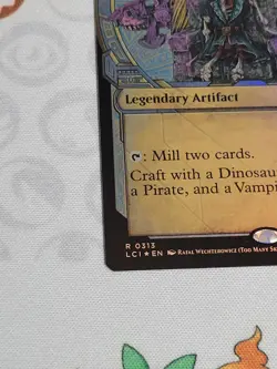 C2951 MAGIC MTG LOST CAVERNS IXALAN THRONE OF THE GRIM CAPTAIN SHOWCASE NM FOIL - Image 4