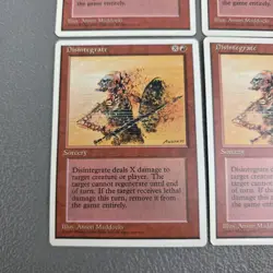 Magic The Gathering Disintegrate Playset Fourth Edition LP - Image 2