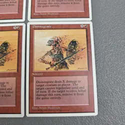 Magic The Gathering Disintegrate Playset Fourth Edition LP - Image 3