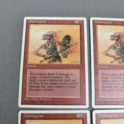 Magic The Gathering Disintegrate Playset Fourth Edition LP - Image 4