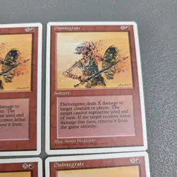 Magic The Gathering Disintegrate Playset Fourth Edition LP - Image 5