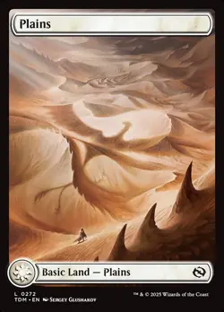 Plains (272) Full Art Tarkir: Dragonstorm TDM MTG Magic - Image 1