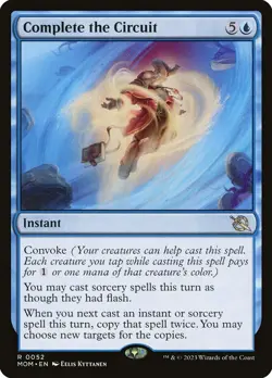 Complete the Circuit Foil (052) March of the Machine MOM MTG Magic - Image 1