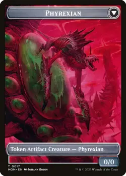 Incubator // Phyrexian Foil Token (017) March of the Machine MOM MTG Magic - Image 2