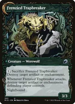 Outland Liberator // Frenzied Trapbreaker Showcase Innistrad: Midnight Hunt MTG - Image 2