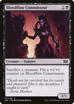 Bloodflow Connoisseur Foil (071) Double Masters 2022 MTG Magic - Image 1