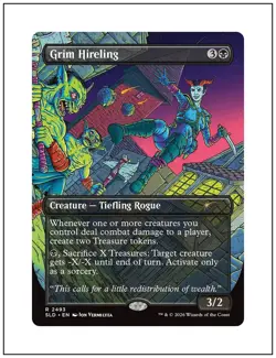 1x Grim Hireling, Secret Lair D&D - 2493, Non-Foil, Magic MTG NM - Image 1