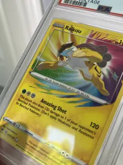 2020 Pokemon Vivid Voltage – Raikou Amazing Rare #050/185 – PSA 10 GEM MINT - Image 4