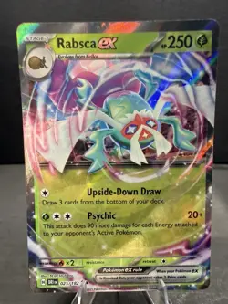 Rabsca ex 025/182 Sv10: Destined Rivals Holo Double Rare Pokemon Near Mint - Image 1