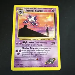 NM 🔥 Sabrina's Haunter 55/132 - Gym Challenge - Pokemon Card - Image 1