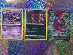 Pokemon TCG Hoopa: Full Art 253/264 V; Cracked Ice 51/114; Holo 111/189 - Image 1