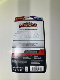 Pokemon SV02 Paldea Evolved Single Pack Blister [Smoliv] - Image 2