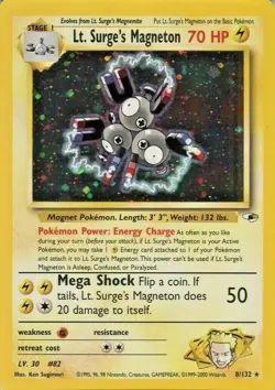 Lt. Surge's Magneton #8 Pokemon Gym Heroes - Image 1