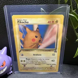 Spanish Pikachu No. 26 World Collection Gold Tail Promo Pokemon NM - Image 1