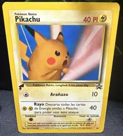 Spanish Pikachu No. 26 World Collection Gold Tail Promo Pokemon NM - Image 4