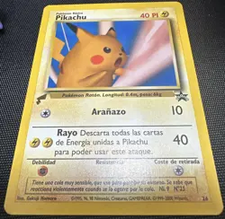 Spanish Pikachu No. 26 World Collection Gold Tail Promo Pokemon NM - Image 5