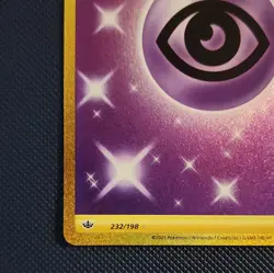 Pokemon TCG Psychic Energy 232/198 Chilling Reign Secret Rare Holo - Image 5