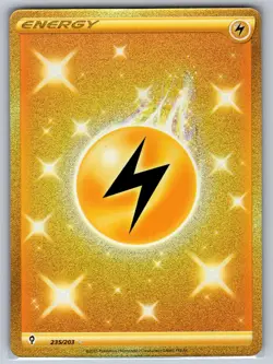 LIGHTNING ENERGY 235/203 SECRET RARE EVOLVING SKIES POKEMON NM - Image 1