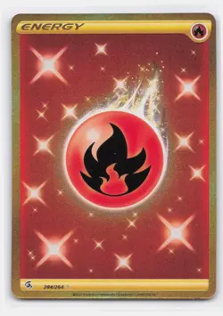 FIRE ENERGY 284/264 SECRET RARE FUSION STRIKE POKEMON - Image 2