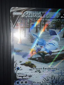 2021 Pokemon Evolving Skies Glaceon V 175/203 Alt Art Alternate Full Art ❄🦊✨ - Image 5