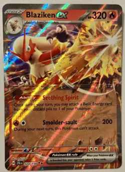 BLAZIKEN EX 024/159 DOUBLE RARE JOURNEY TOGETHER POKEMON NM - Image 1