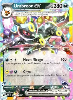 Umbreon ex 060/131 Holo Double Rare Prismatic Evolutions Pokemon Holo Near Mint - Image 1