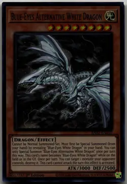 Blue-Eyes Alternative White Dragon Super Rare 25th Anniversary Rarity Collection - Image 1