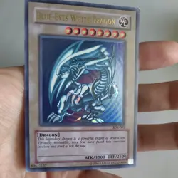 Yu-Gi-Oh Card SDK-001 Blue-Eyes White Dragon Ultra Rare faded!! - Image 1