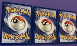 1st Edition Team Rocket Dark Charizard Non-Holo Evolution Set (3 Cards) LP/MP - Image 5
