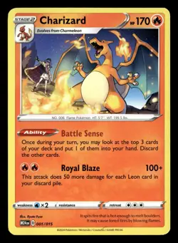 Charizard 001/015 Promo McDonald's Promos 2024 Pokemon Card - Image 2