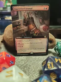 MTG Improvised Arsenal - Extended art foil - Teenage Mutant Ninja Turtles #0270 - Image 1