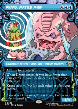 MTG Krang Master Mind Teenage Muntant Ninja Turtles Rare NM - Image 2