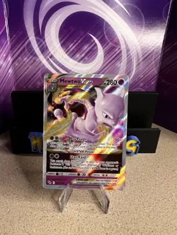 Pokemon TCG Mewtwo VSTAR 031/078 Holo Ultra Rare Pokemon GO NM/MT - Image 1