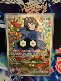 Erika's Tangela - 218/217 - Illustration Rare - Ascended Heroes - Pokemon - NM/M - Image 1