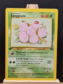 Pokemon TCG 1999 WOTC Jungle 1st Edition Exeggcute 52/64 - Excellent - Image 1