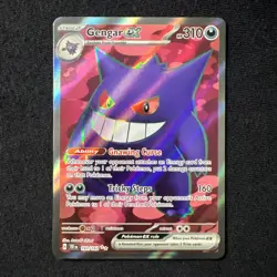 2024 Pokemon SV Temporal Forces Gengar Ex 193/162 Double Rare - Image 1